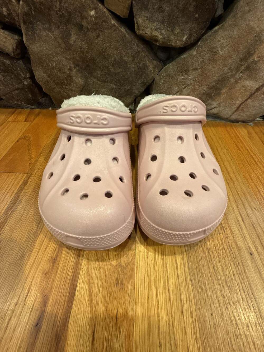 Crocs Unisex-Adult Baya Lined Clogs, Barely Pink, Size M6/W8